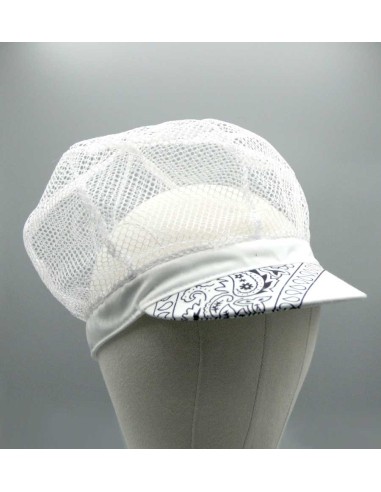 Mesh fabric Rasta hat with Peak, Summer Hat for dreadlocks. Unisex