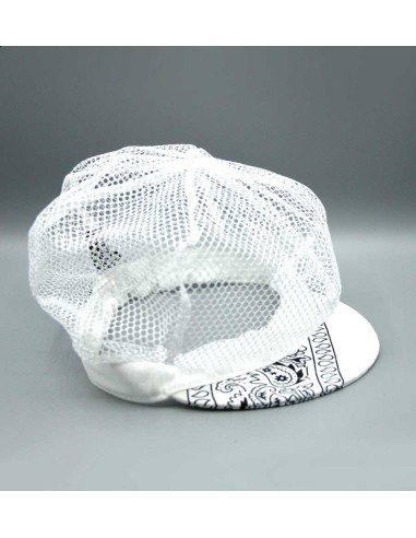 Mesh fabric Rasta hat with Peak, Summer Hat for dreadlocks. Unisex