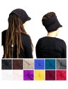 Stretchy visor - Tube Hat for Dreadlocks - choose your color