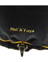 "ROYAL" Black Velvet and golden embroidery Rastafari Crown for dreadlocks