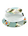 "SKY KENTE MESH" Wax fabric and mesh fabric Bucket hat