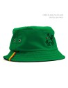"LION OF JUDAH" Solid color Bucket hat with embroidery & ventilation eyelets