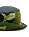 "BLACK CAMO" Bucket hat with Camo print