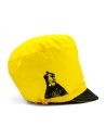 HIM SELASSIE I - Embroided cap for Dreadlocks, Red and black Rasta Crown, Hat for men or women Size M, OOAK Ready to ship.