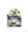 "STRETCHY CAP CAMO" Bonnet stretch Camouflage Bleu, pour les dreadlocks